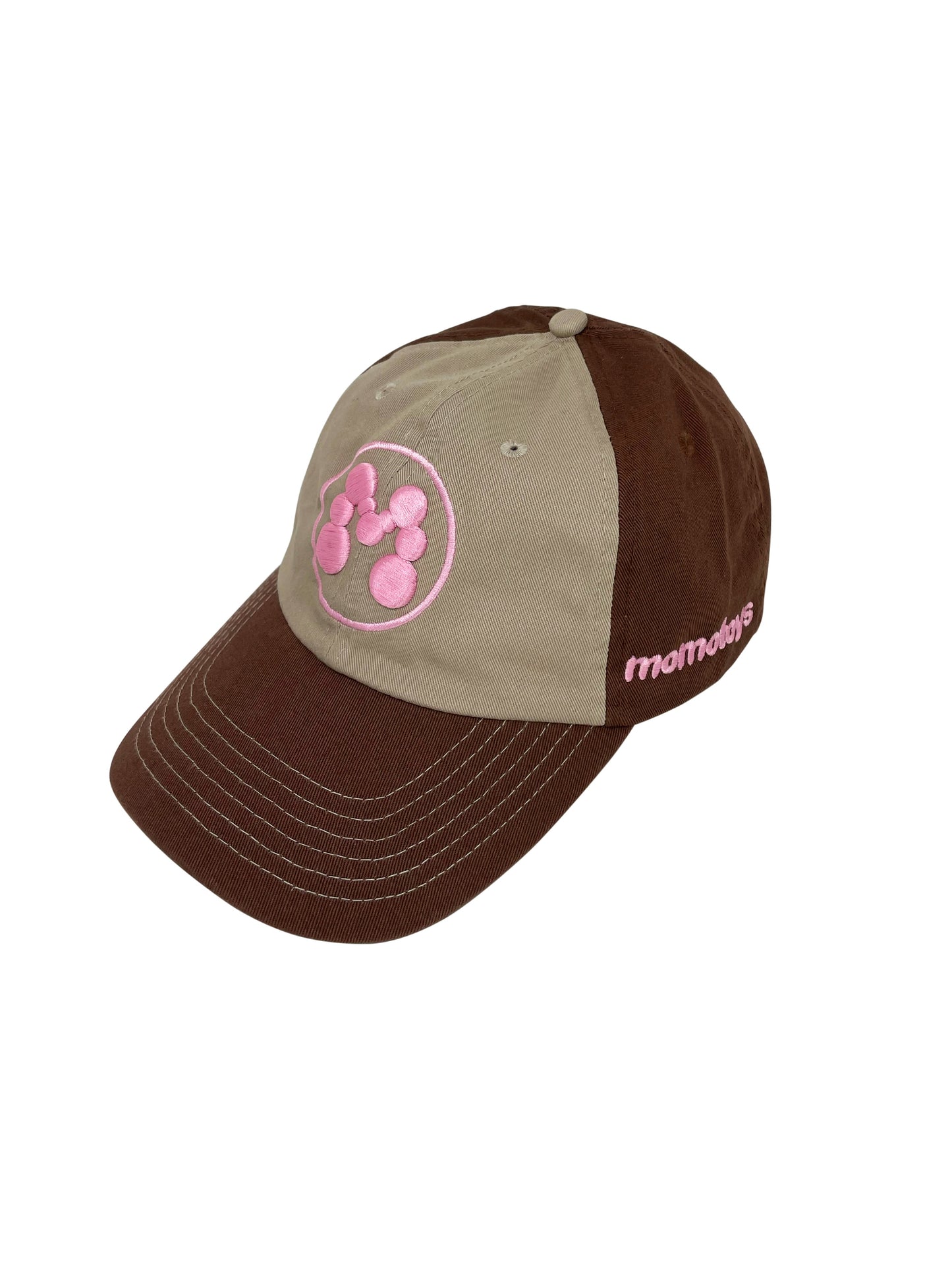 BUBBLE "M" HAT -BROWN