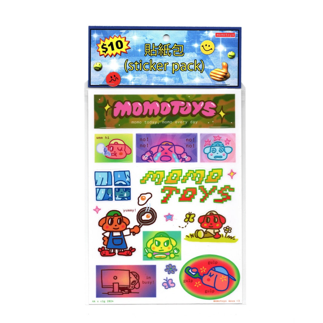 MOMOTOYS STICKER SHEET -CAMO